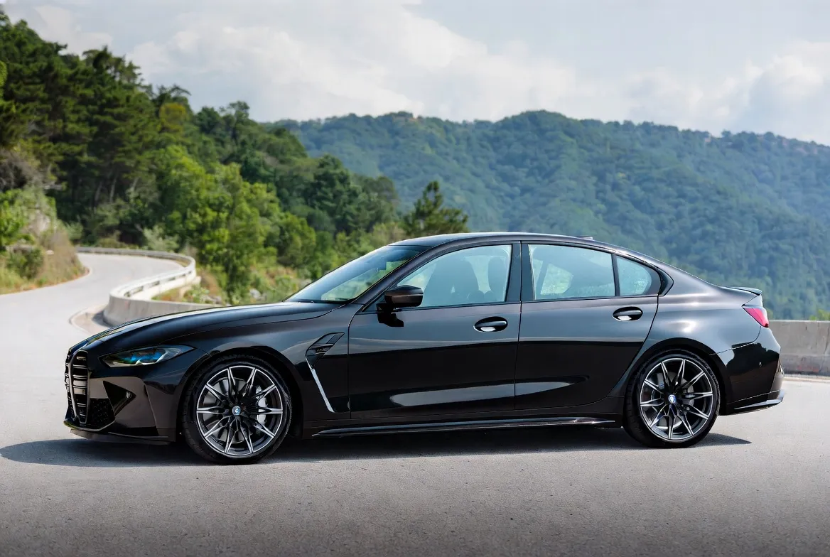 Before wheel change - Alex Morgan's car